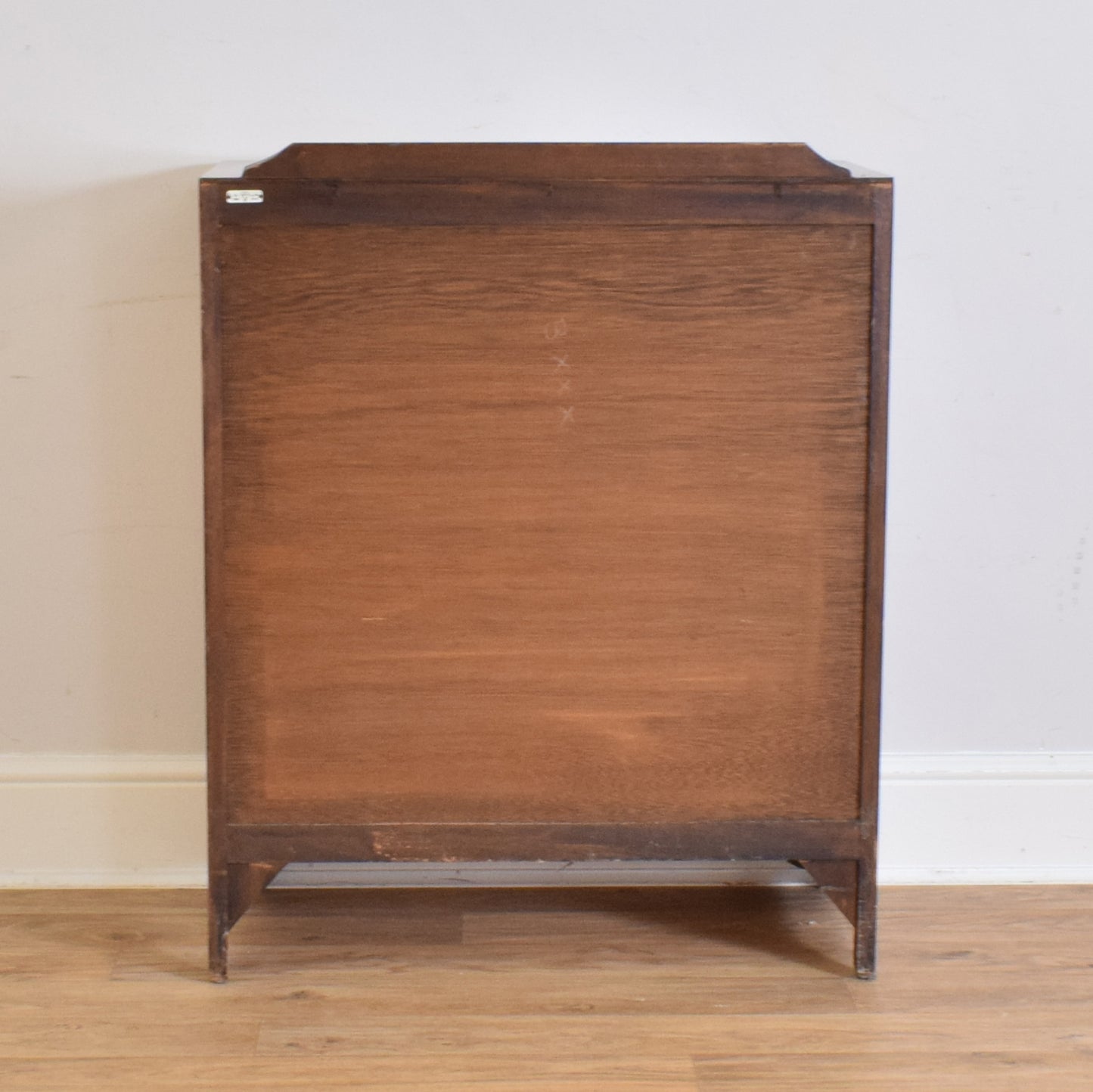 Walnut Veneer Chest Of Drawers