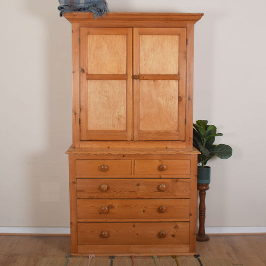 Pine Housekeeper's Cupboard Unit