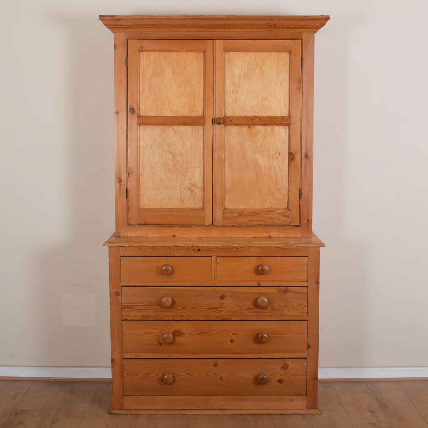 Pine Housekeeper's Cupboard Unit