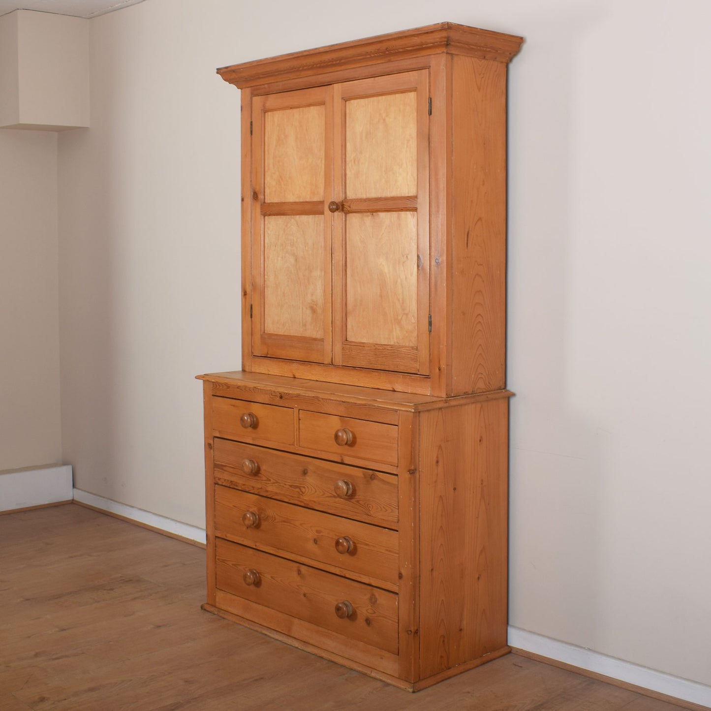 Pine Housekeeper's Cupboard Unit