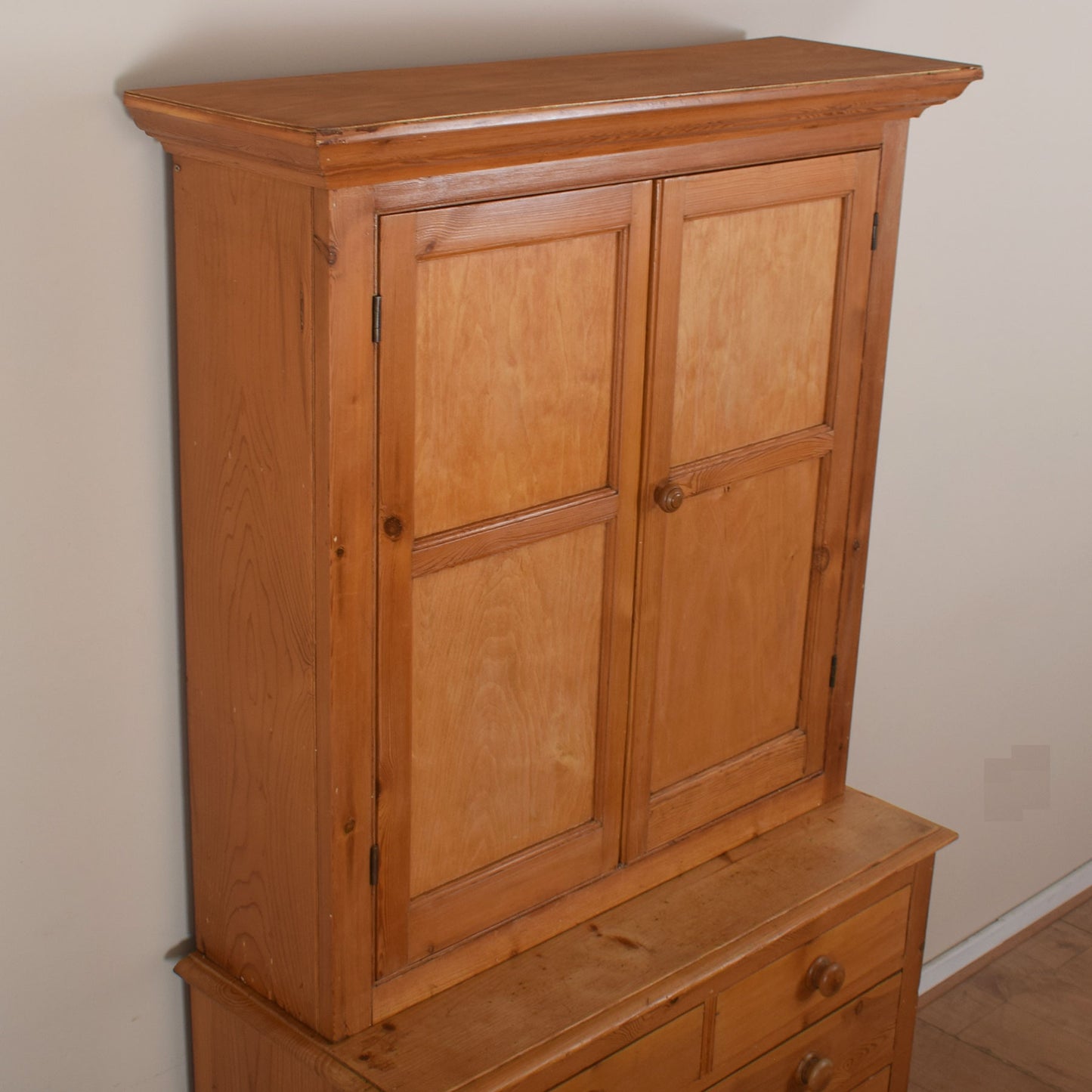 Pine Housekeeper's Cupboard Unit