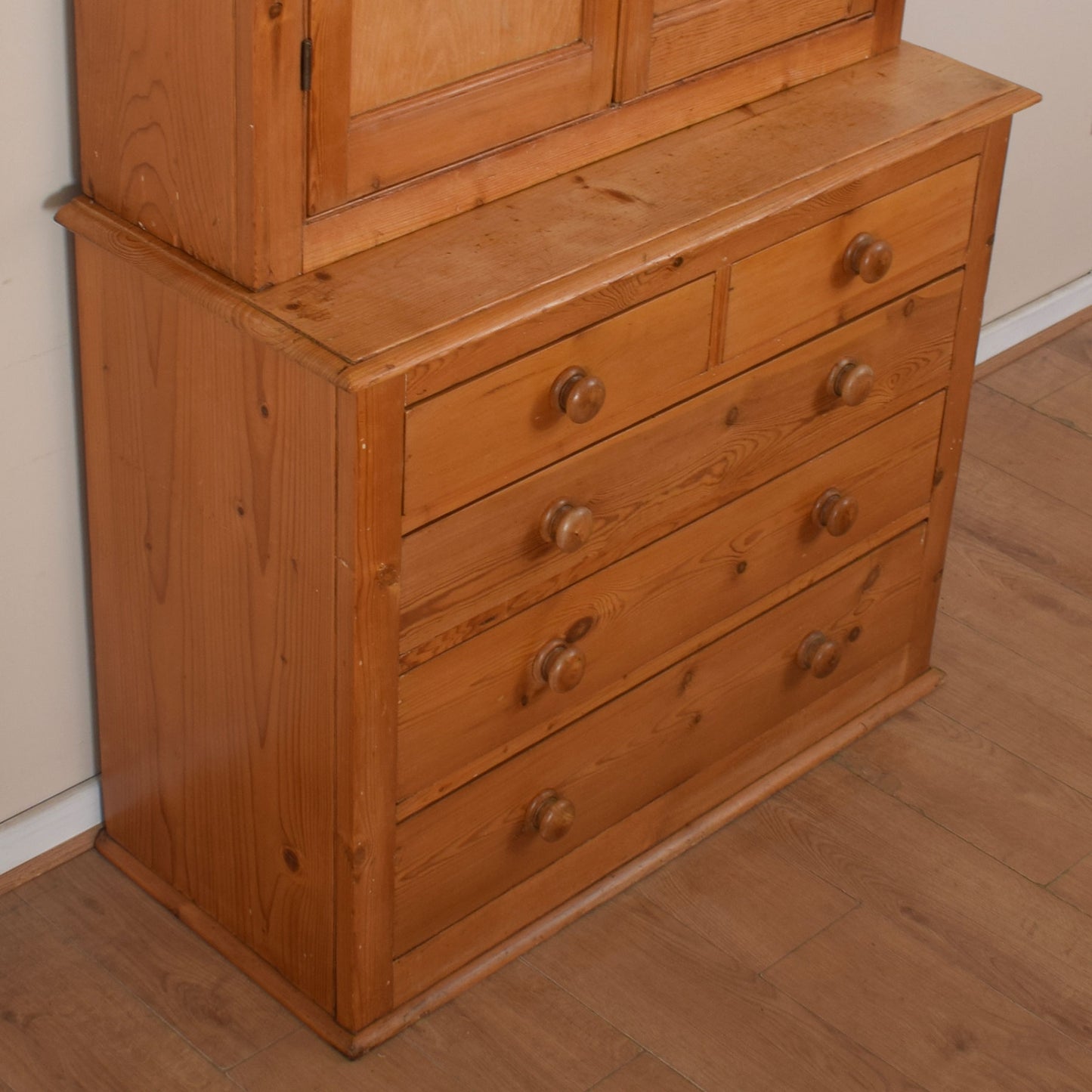 Pine Housekeeper's Cupboard Unit