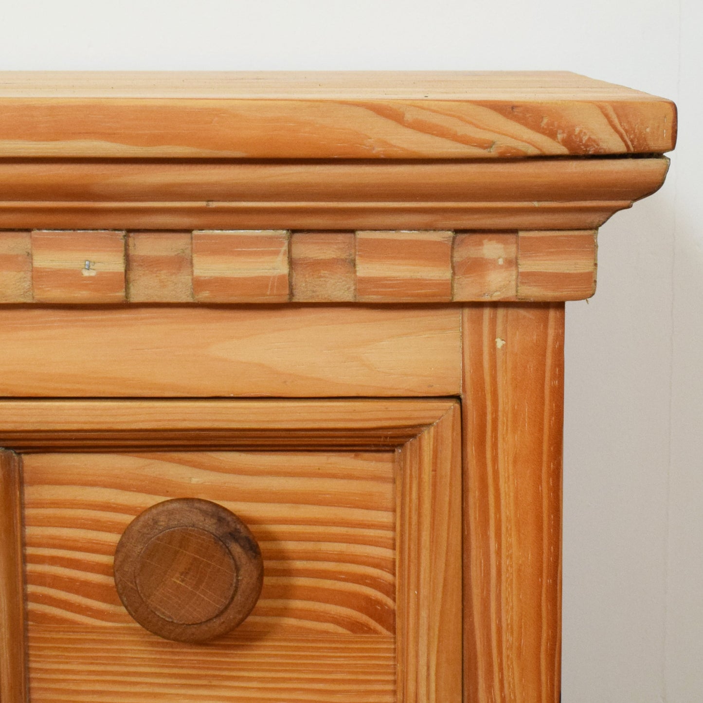 Pair of Rustic Pine Bedsides