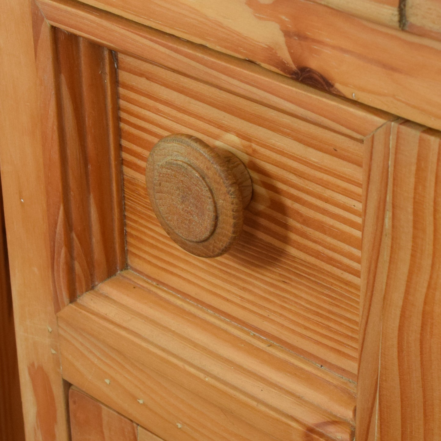 Pair of Rustic Pine Bedsides