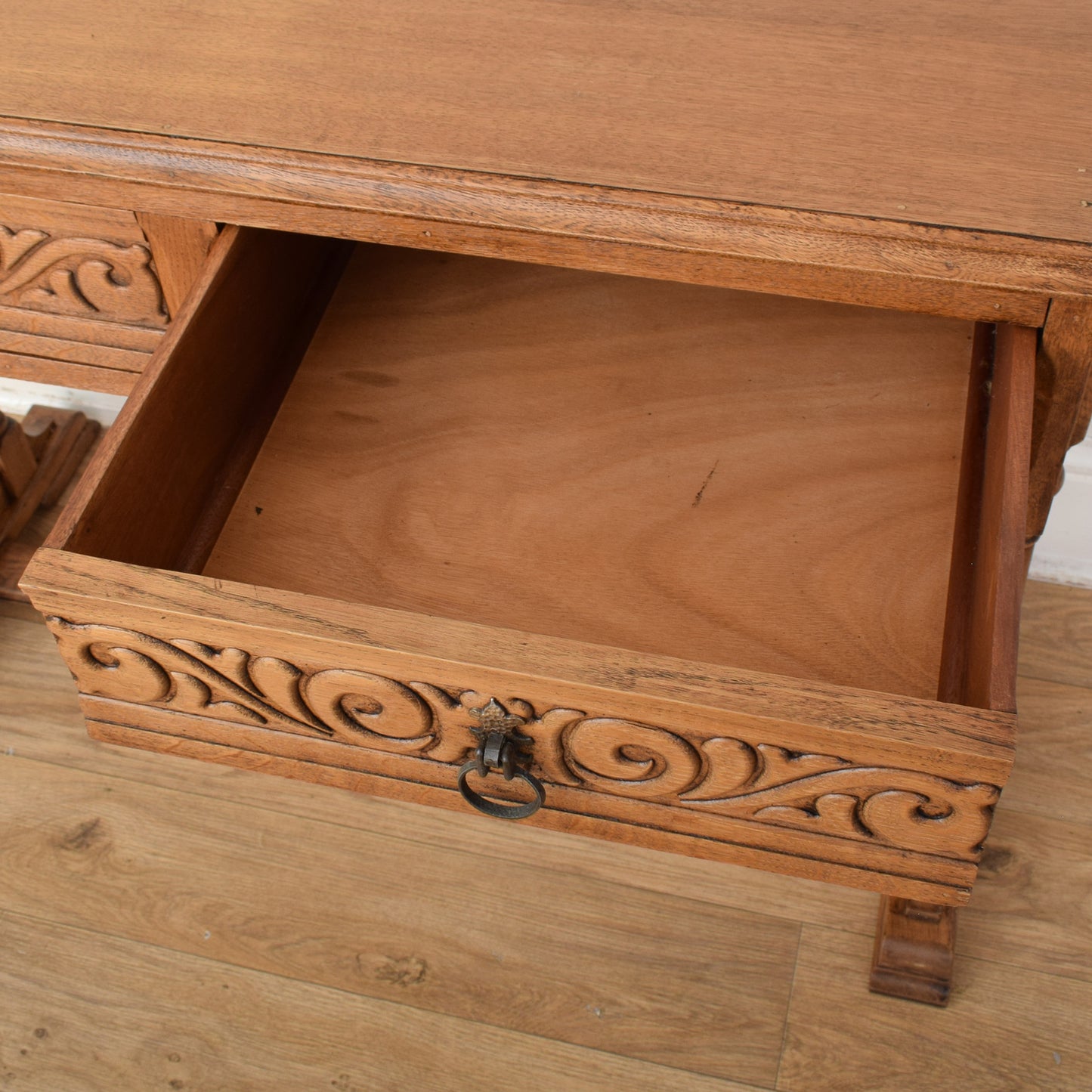 Oak Console Table