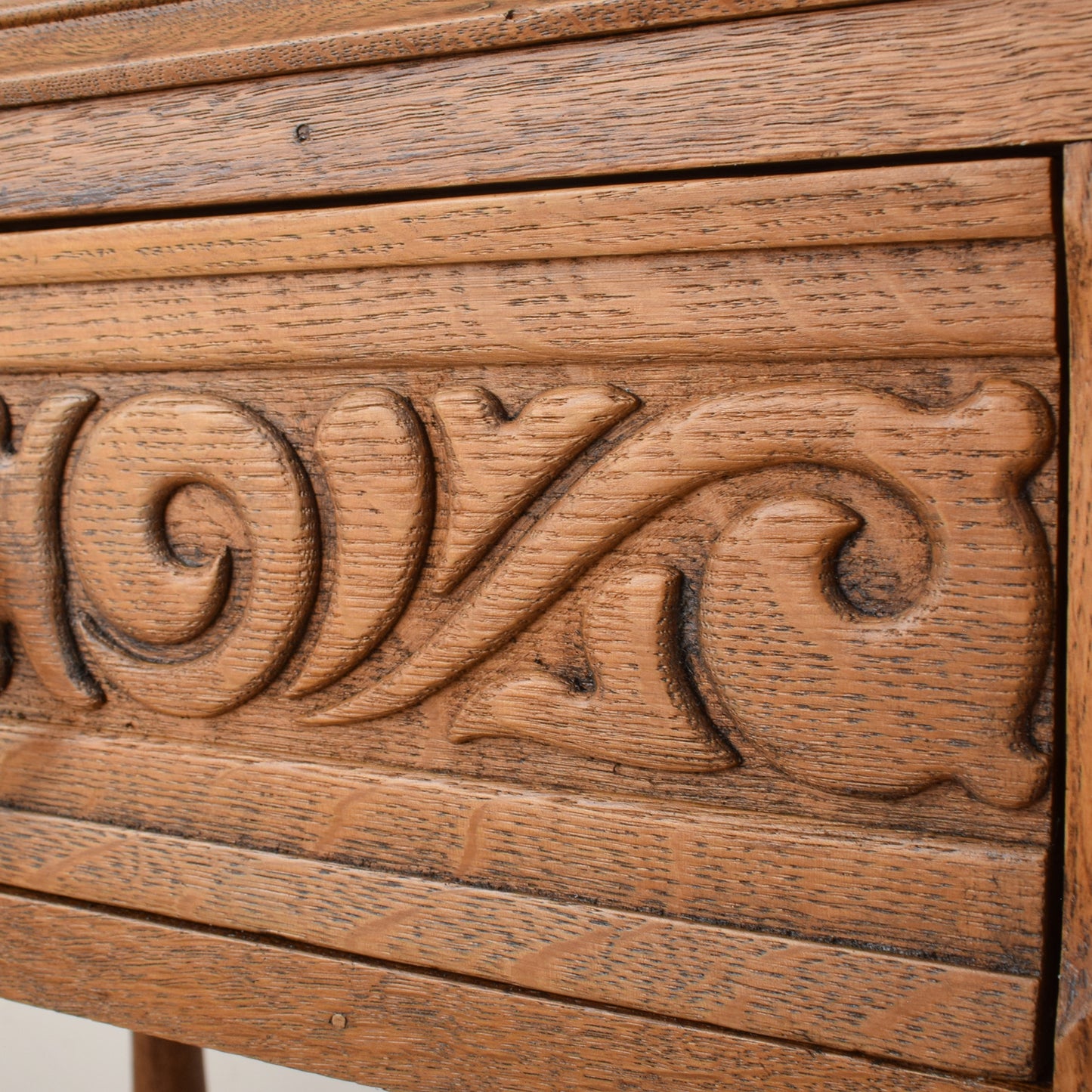 Oak Console Table