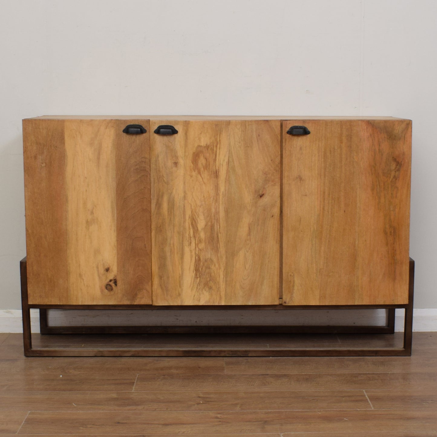 Mango Wood and Iron Sideboard