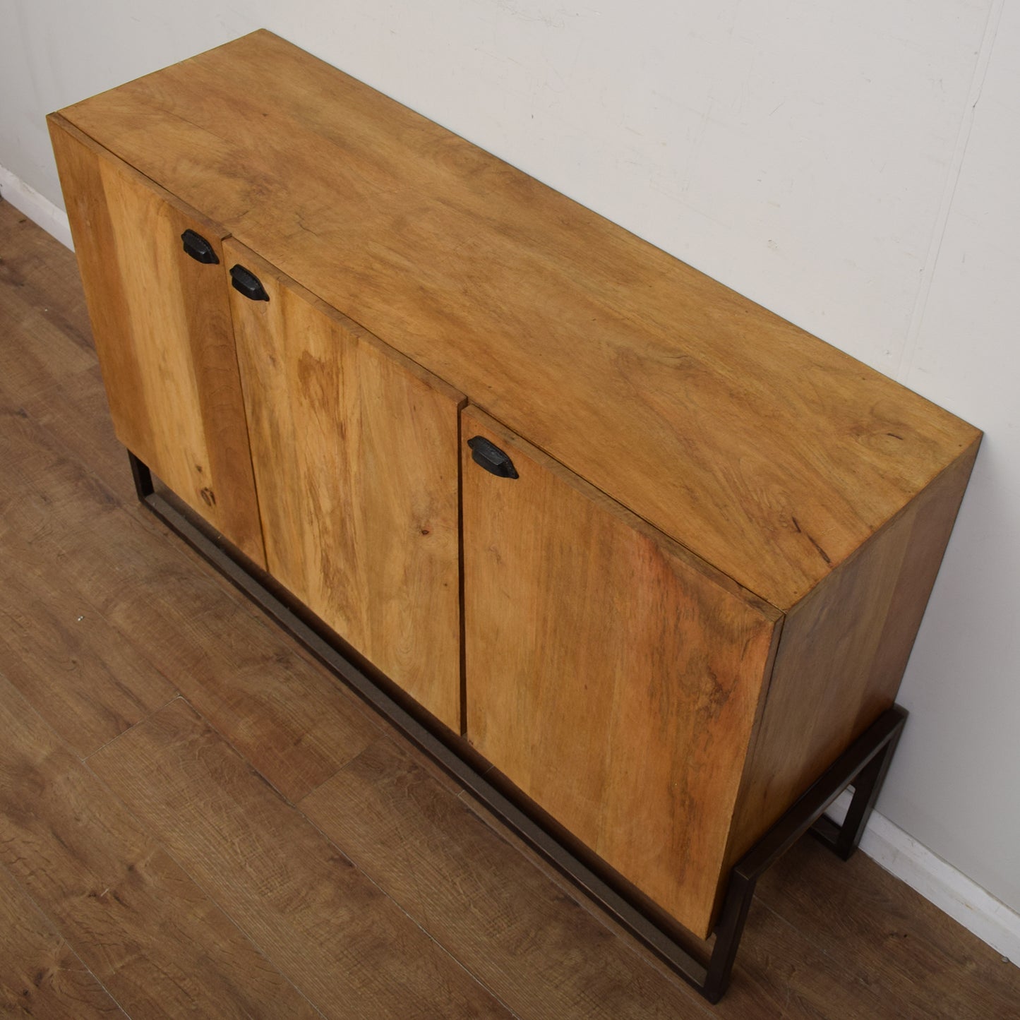 Mango Wood and Iron Sideboard