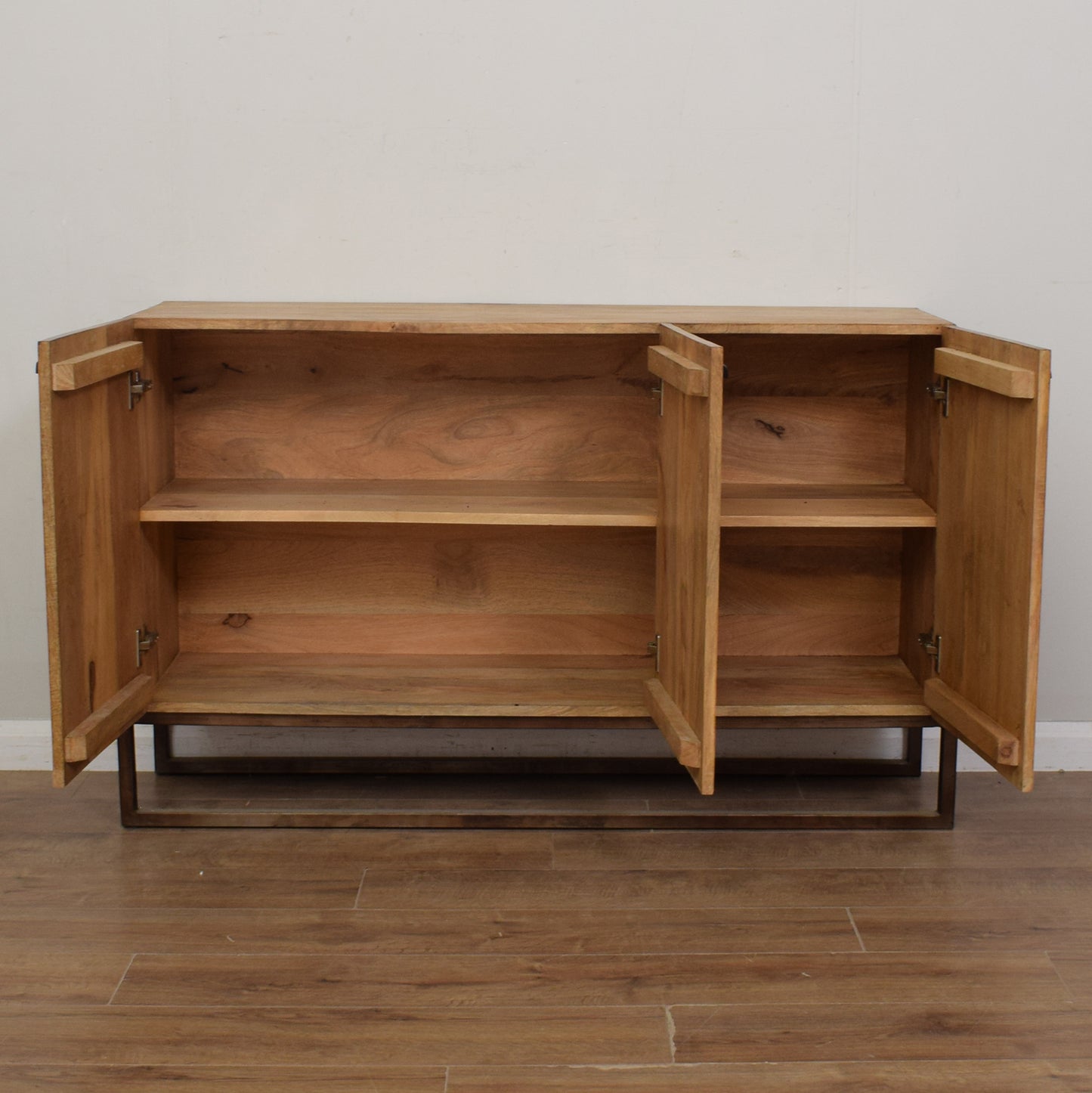 Mango Wood and Iron Sideboard