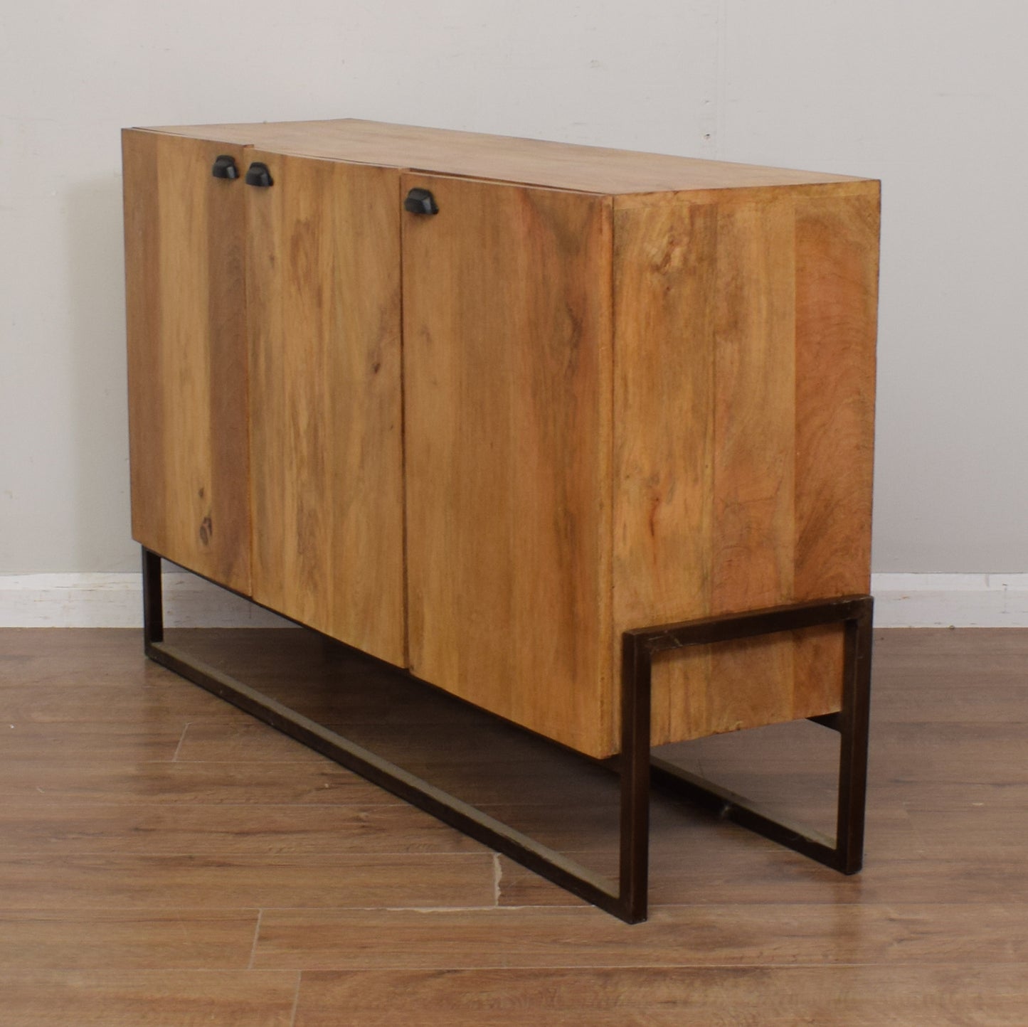 Mango Wood and Iron Sideboard