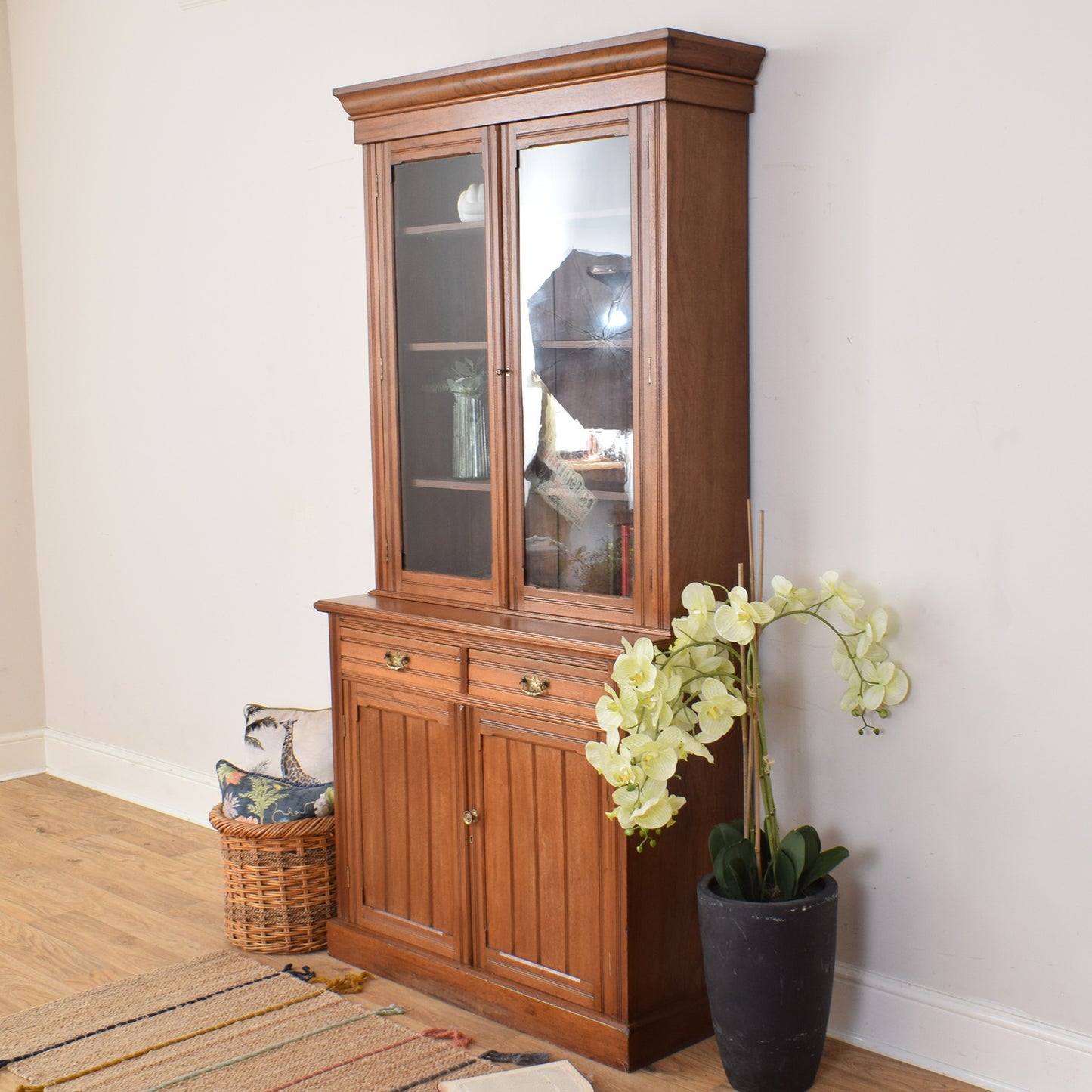 Glazed Mahogany Cabinet
