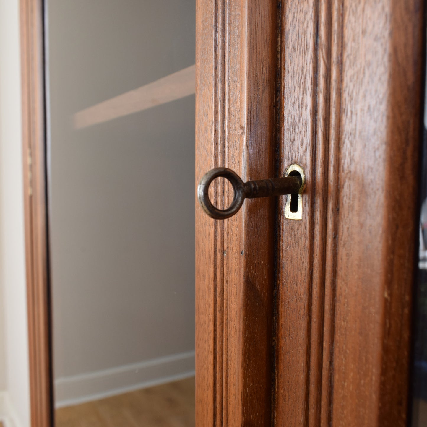 Glazed Mahogany Cabinet