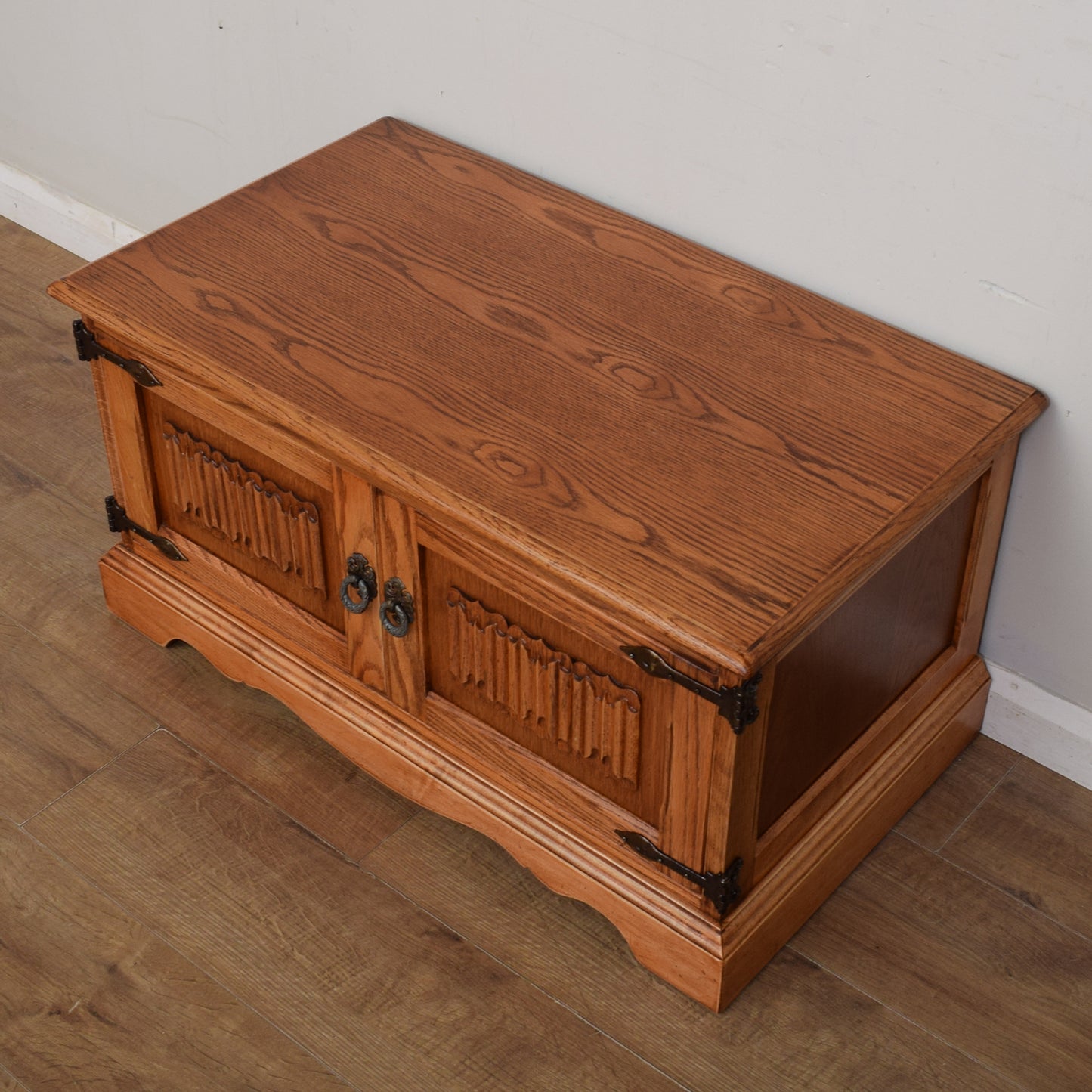 Restored Oak TV Cabinet