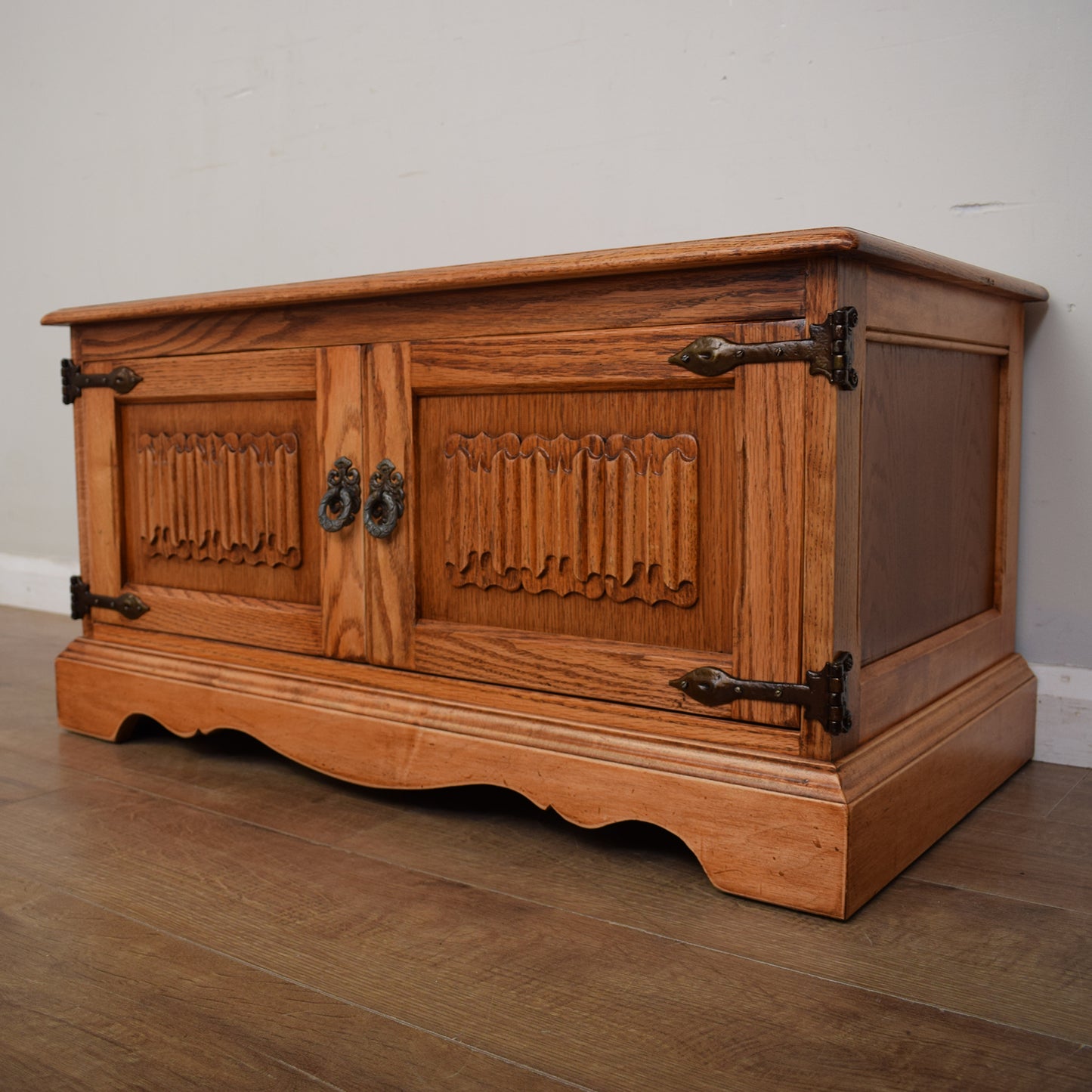 Restored Oak TV Cabinet