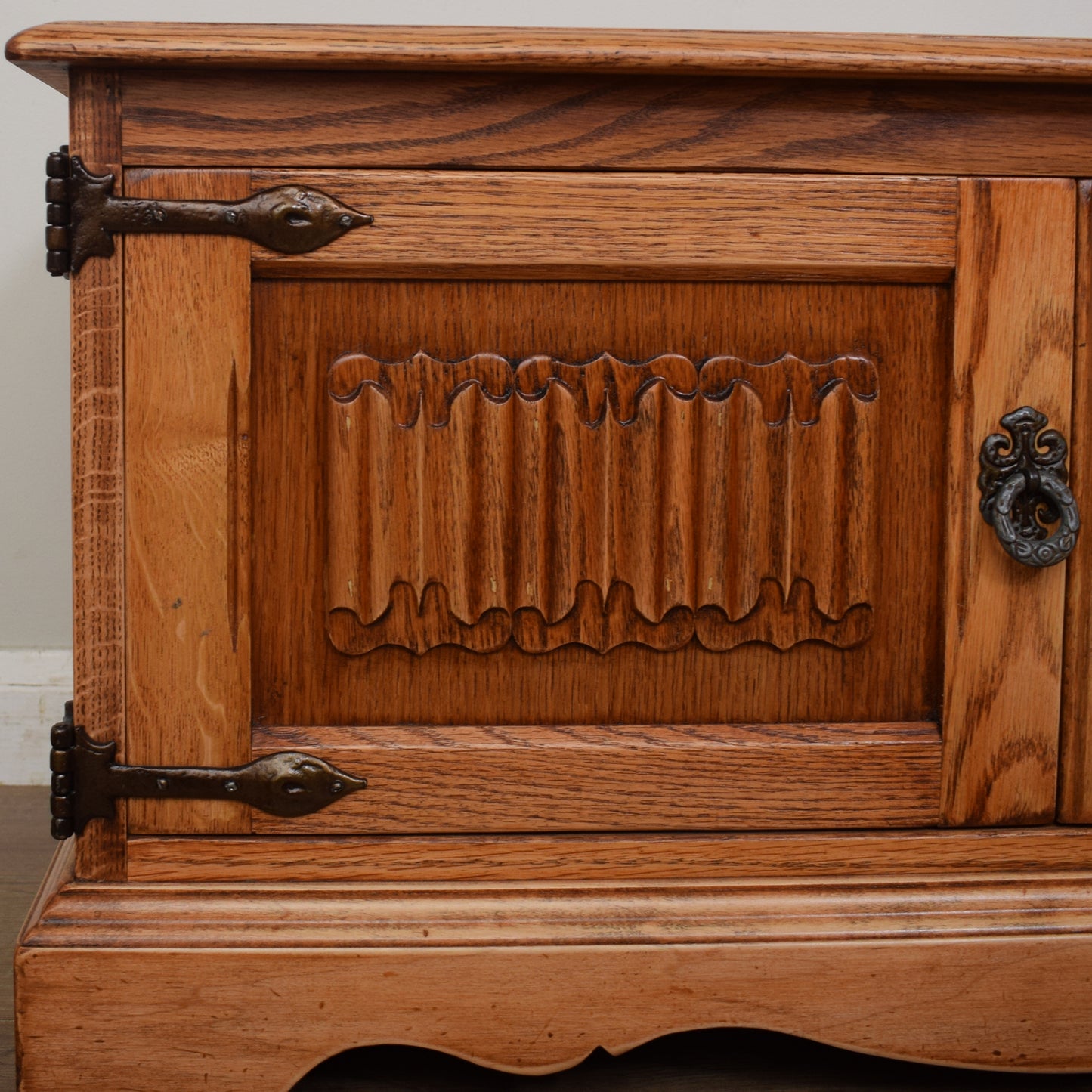 Restored Oak TV Cabinet