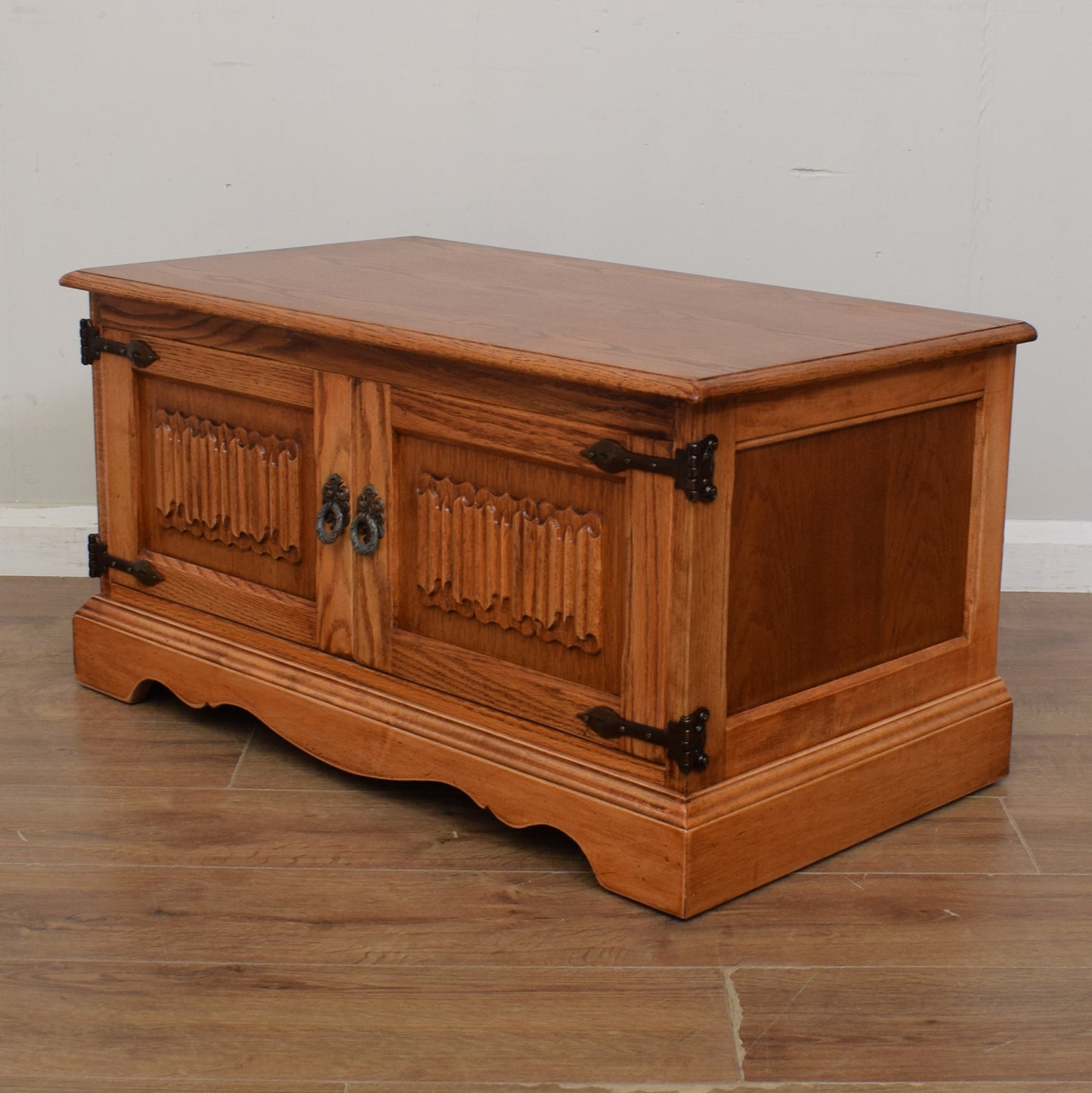 Restored Oak TV Cabinet