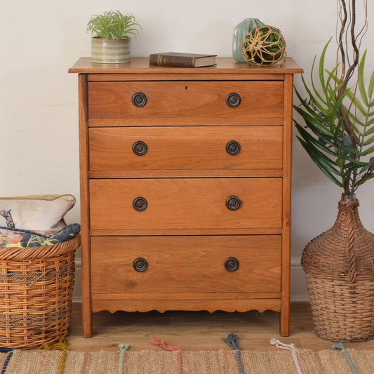 Oak Chest Of Drawers