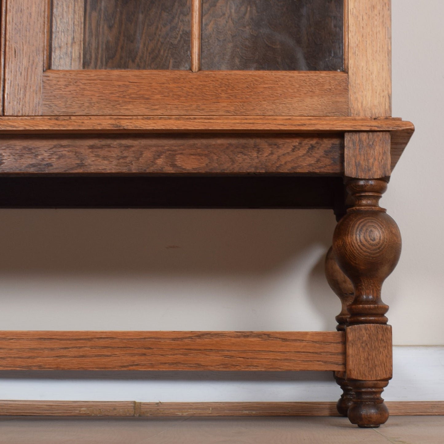 Glazed Oak Vintage Bookcase