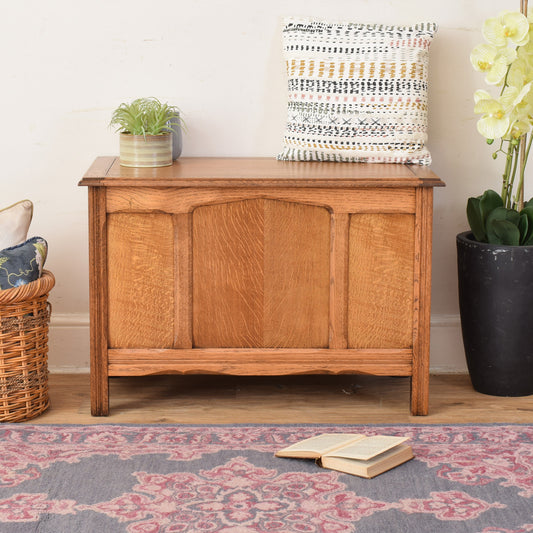 Oak Blanket Box