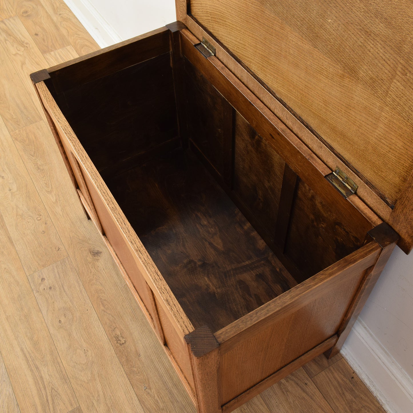 Oak Blanket Box