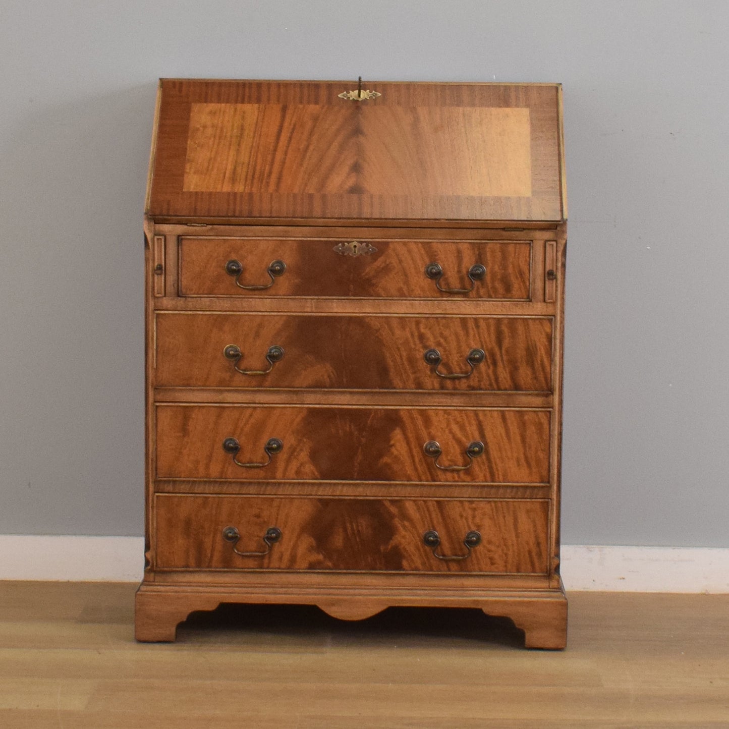 Refinished Mahogany-Veneer Bureau
