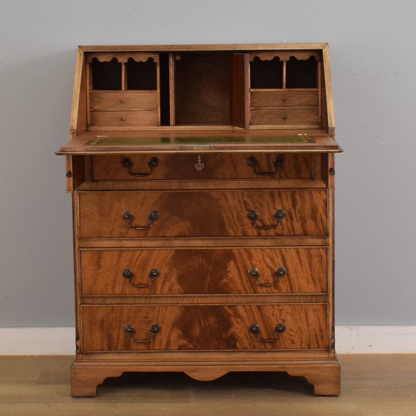 Refinished Mahogany-Veneer Bureau