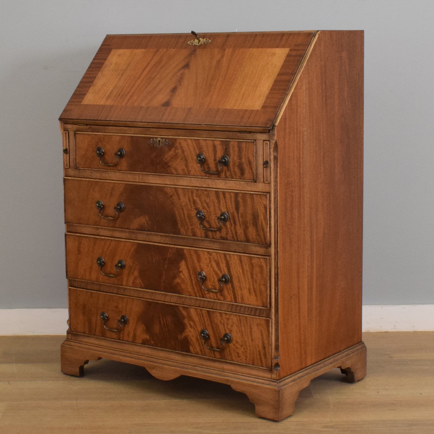 Refinished Mahogany-Veneer Bureau
