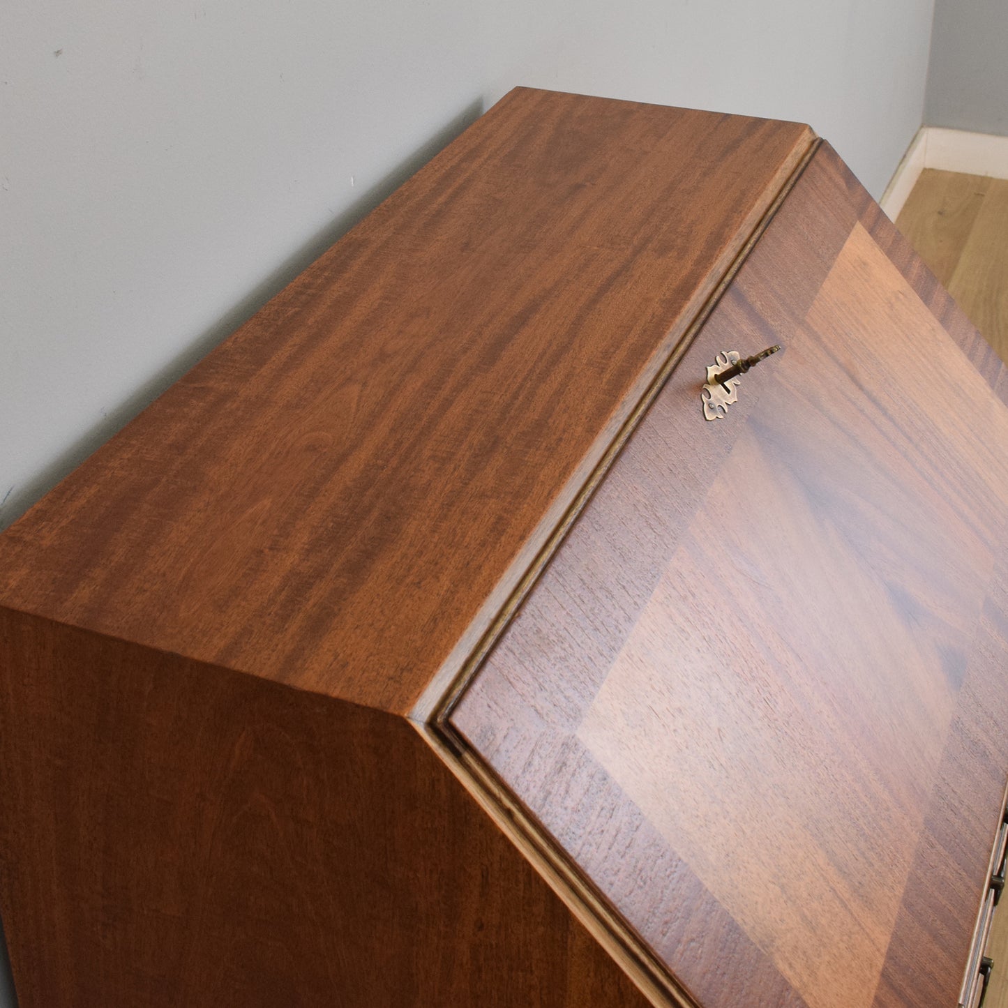 Refinished Mahogany-Veneer Bureau