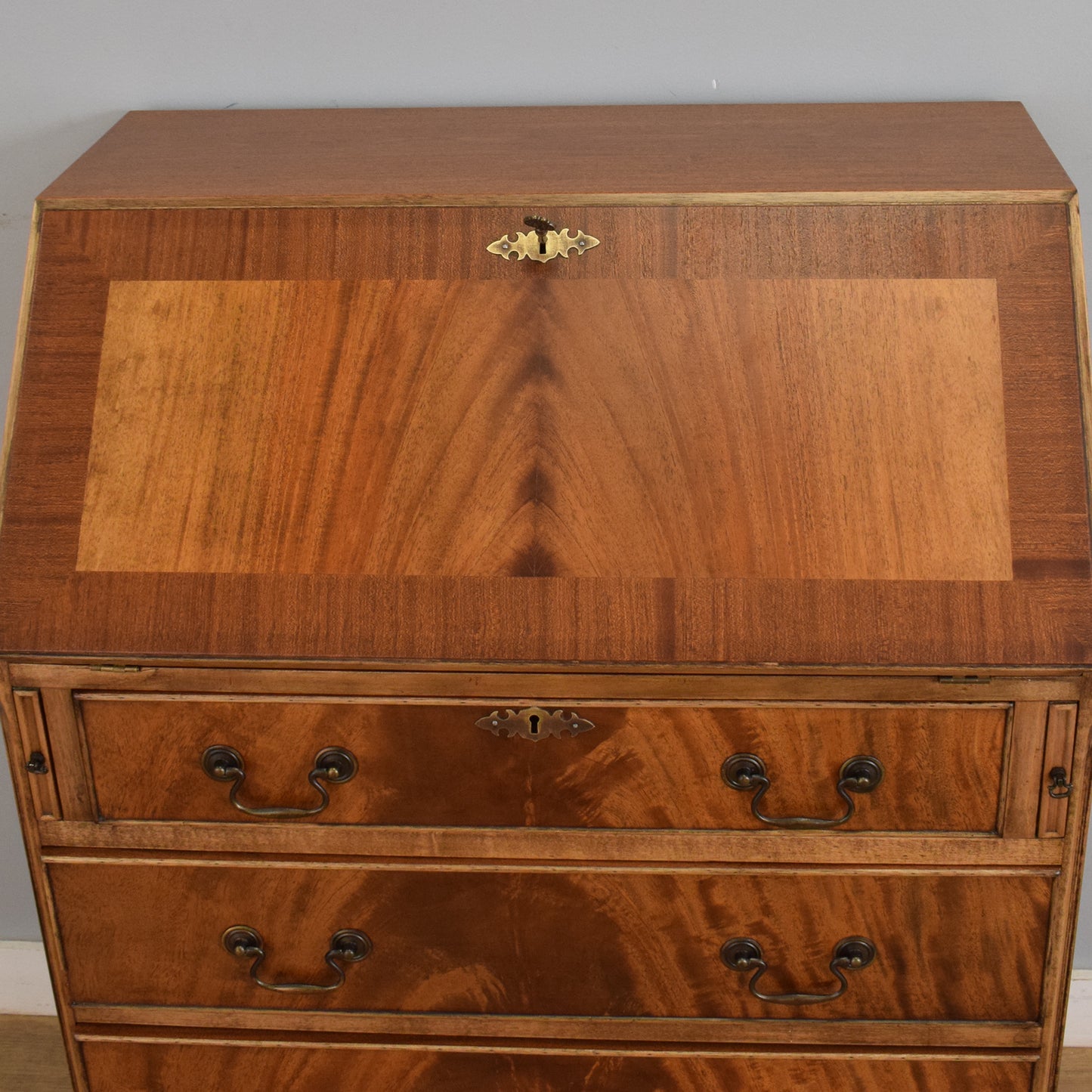 Refinished Mahogany-Veneer Bureau