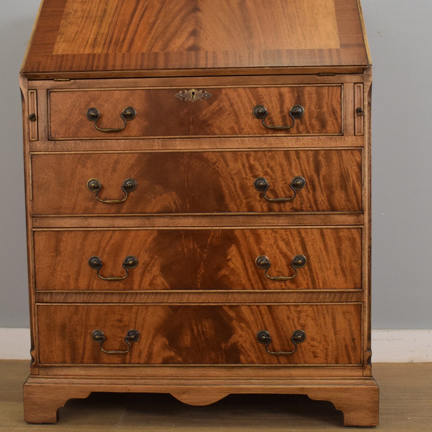 Refinished Mahogany-Veneer Bureau
