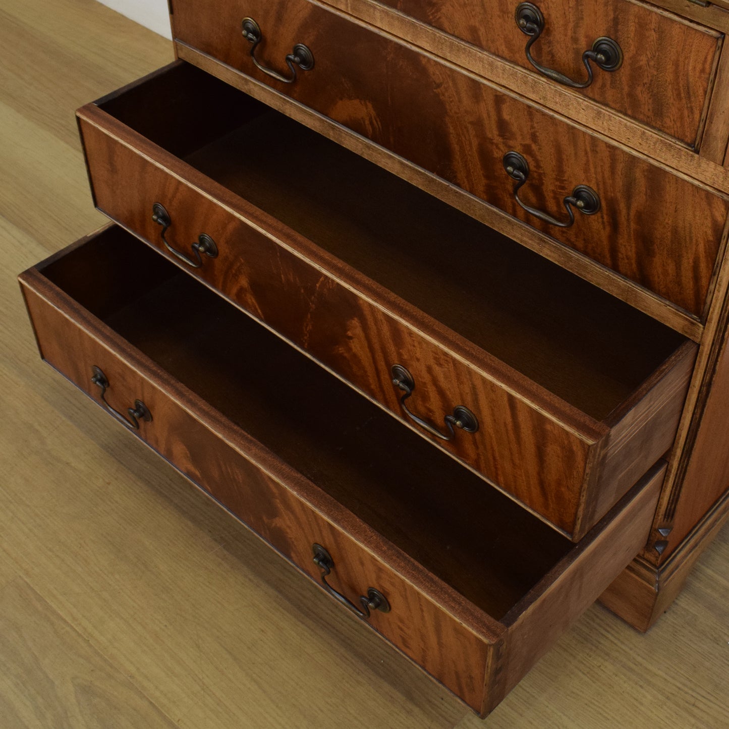 Refinished Mahogany-Veneer Bureau