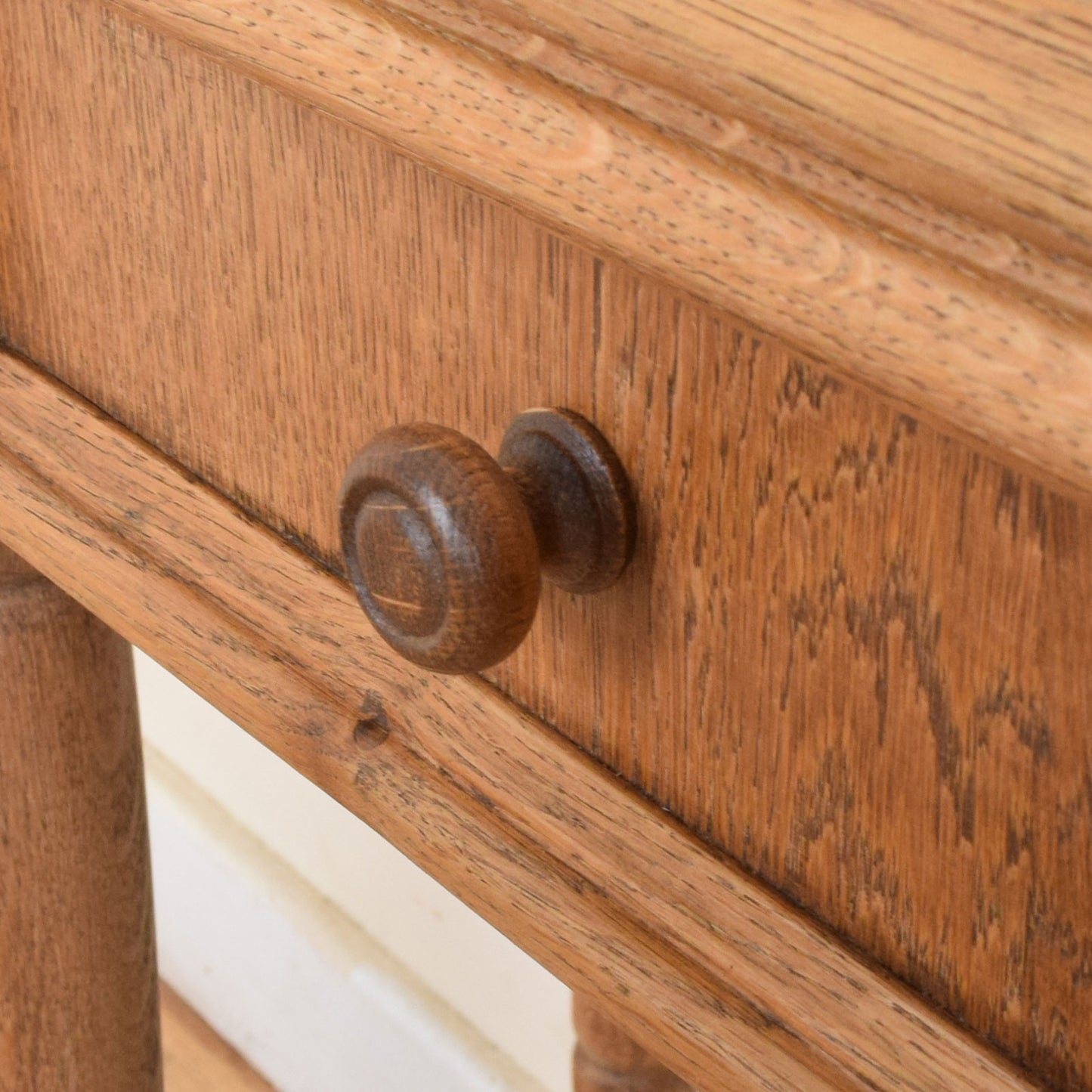 Restored Oak Hall Table