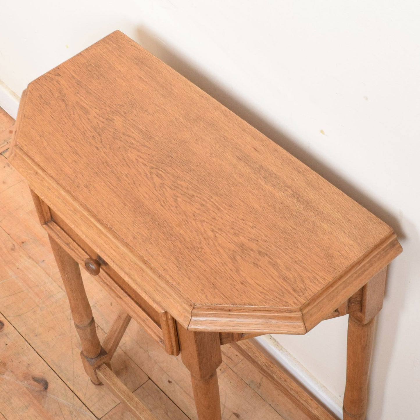 Restored Oak Hall Table