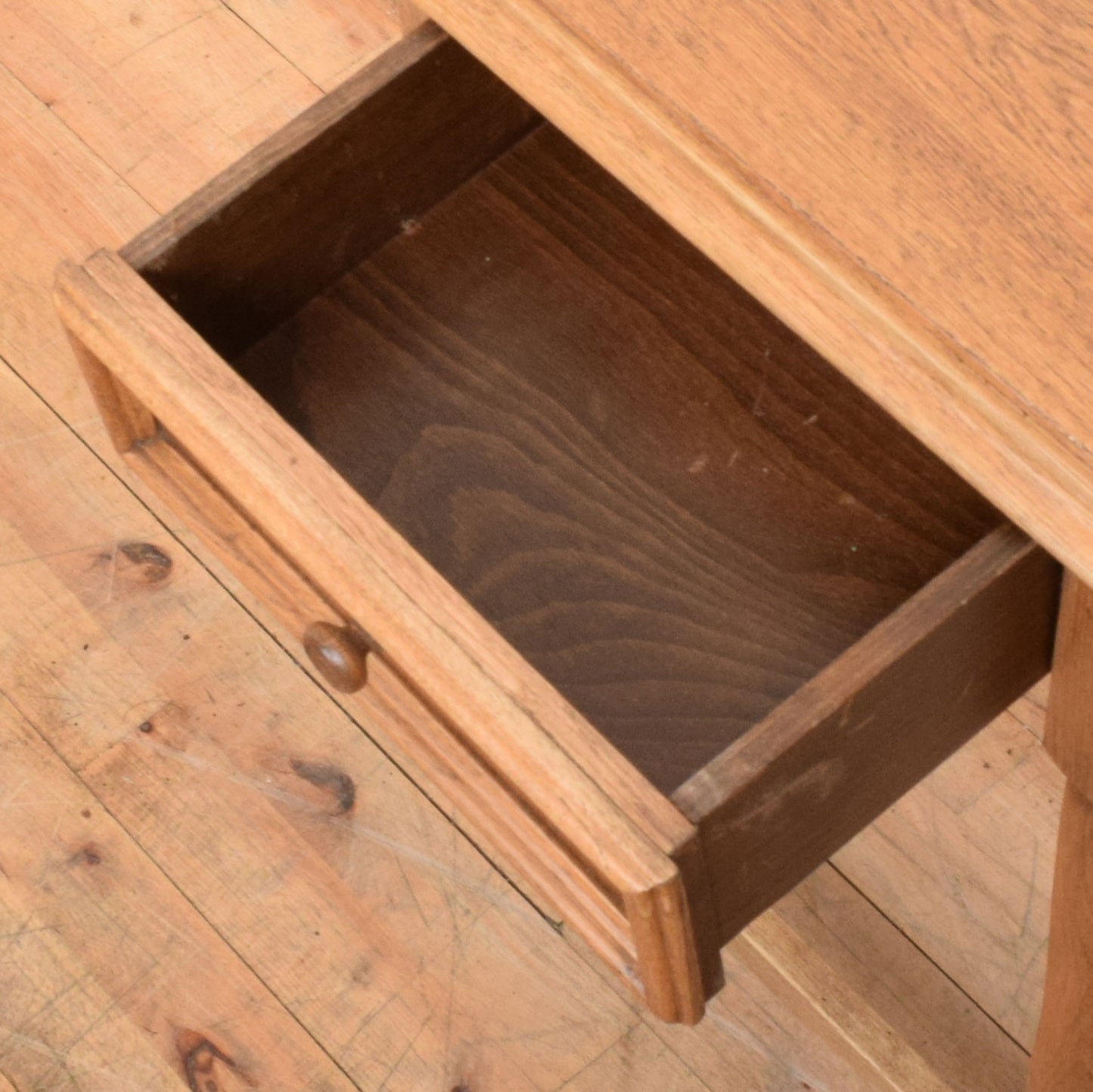 Restored Oak Hall Table