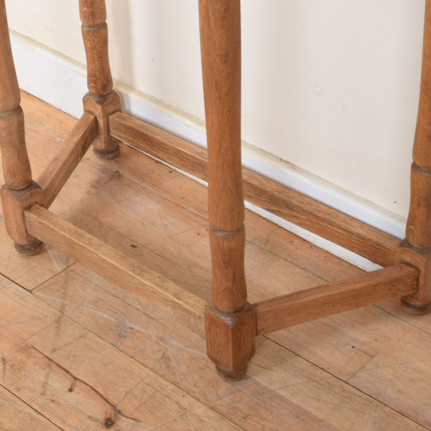 Restored Oak Hall Table