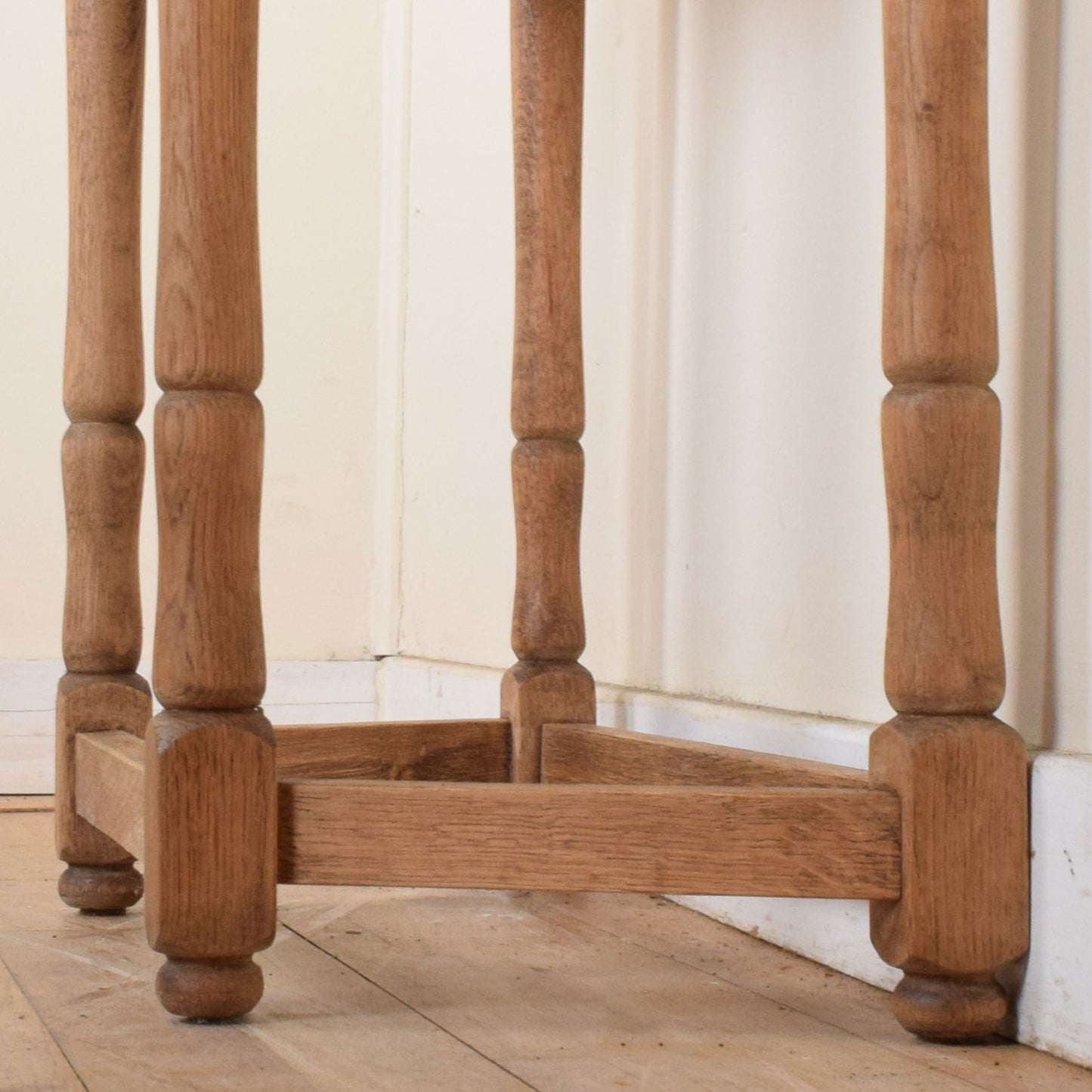 Restored Oak Hall Table