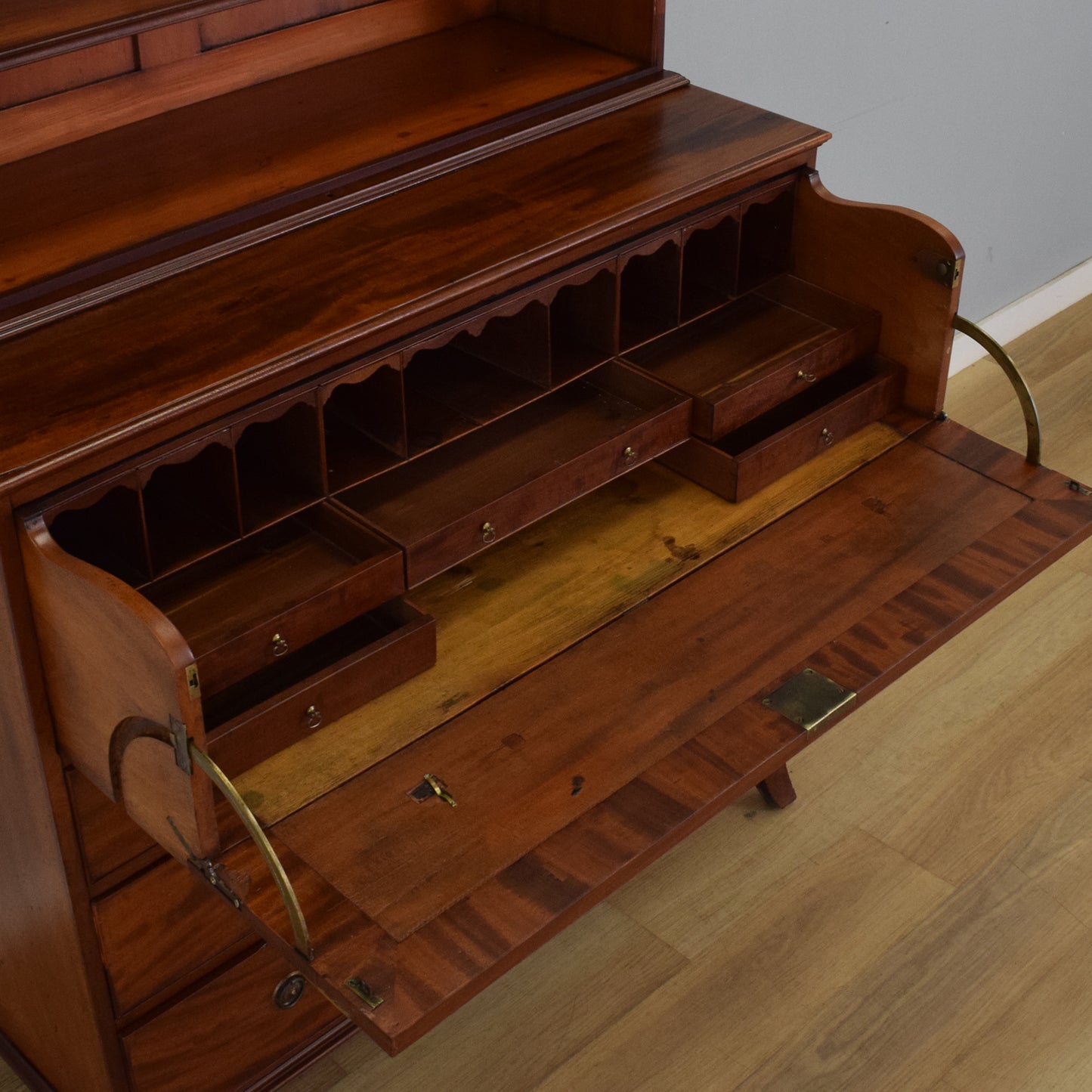 Mahogany Secretaire Bookcase