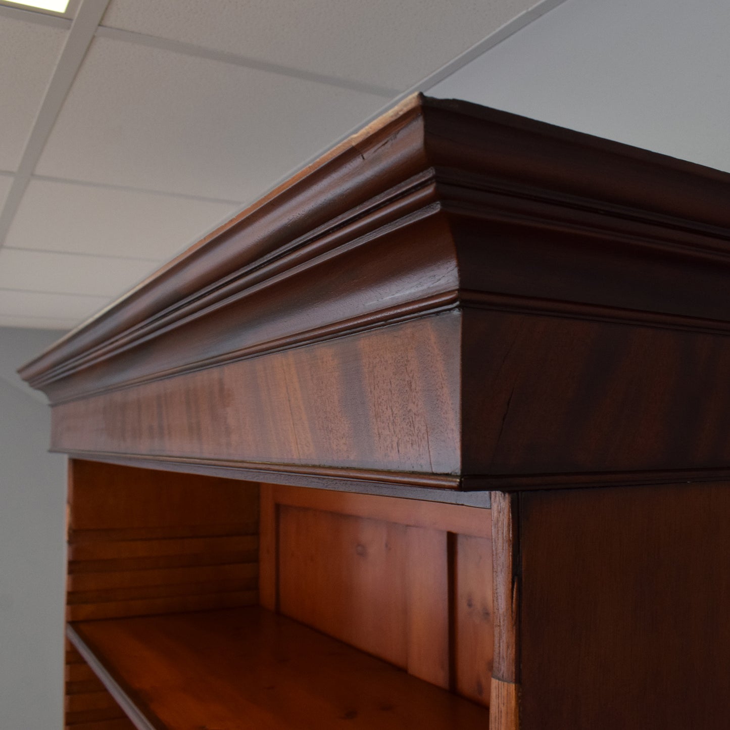 Mahogany Secretaire Bookcase