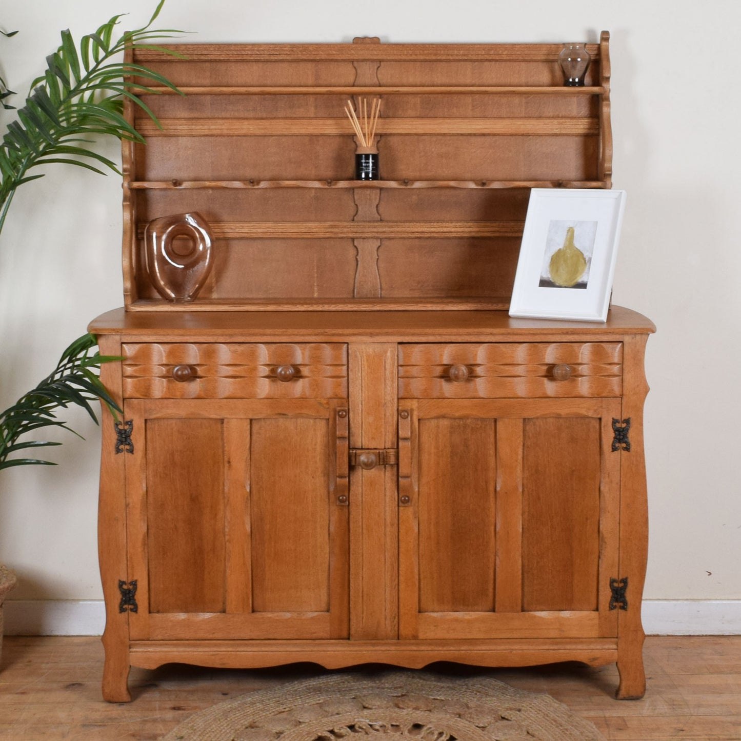 Carved Oak Dresser