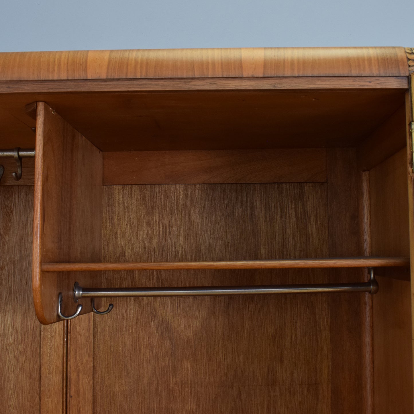 Walnut Burr Veneer Wardrobe