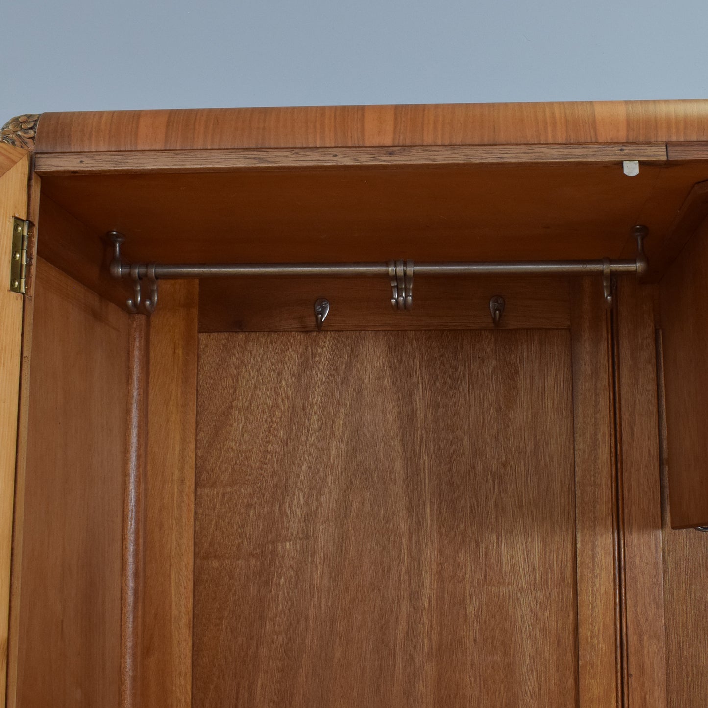 Walnut Burr Veneer Wardrobe