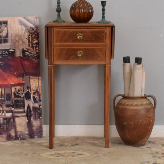 Mahogany Drop-Leaf Side Table