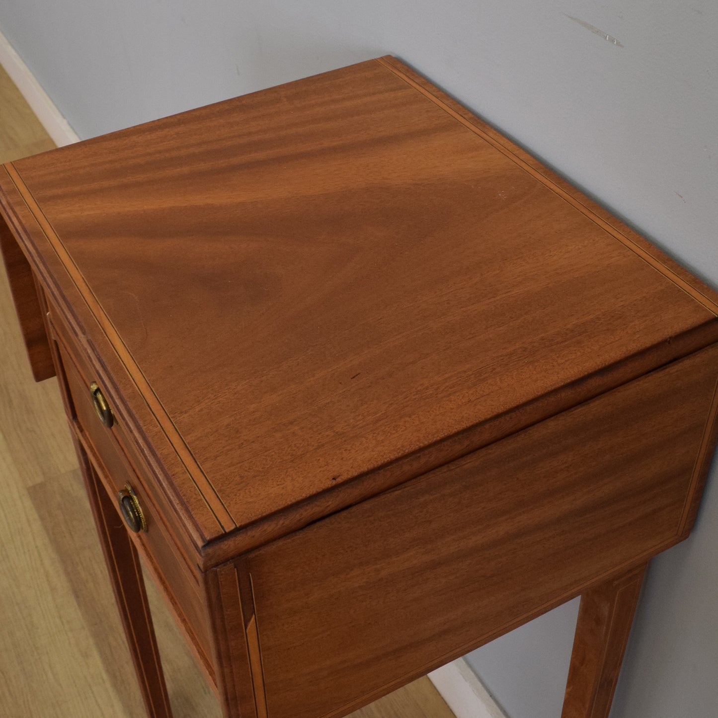 Mahogany Drop-Leaf Side Table