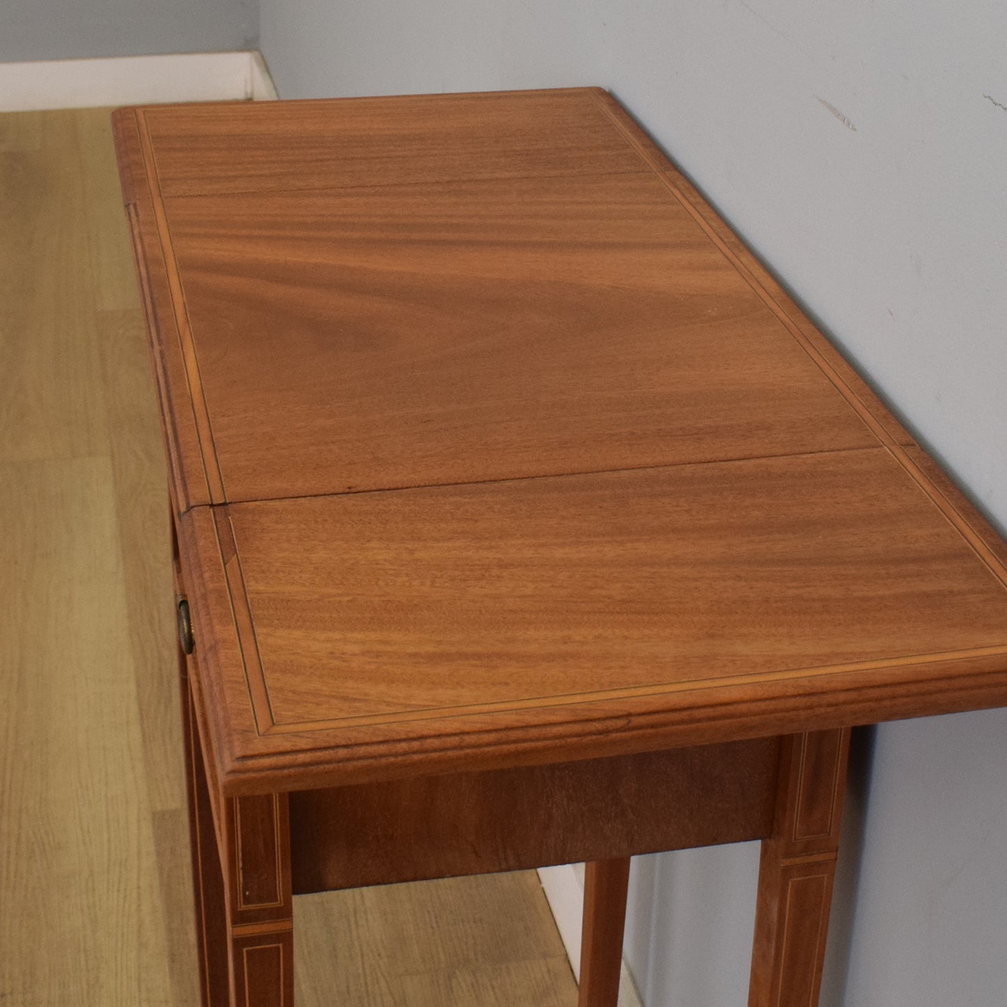 Mahogany Drop-Leaf Side Table