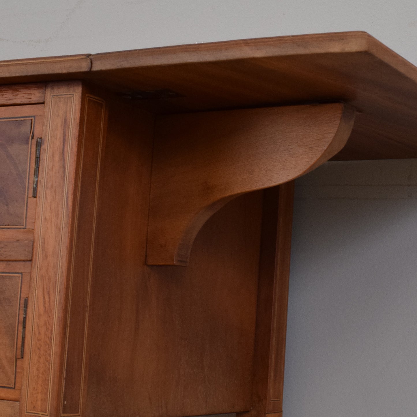 Mahogany Drop-Leaf Side Table