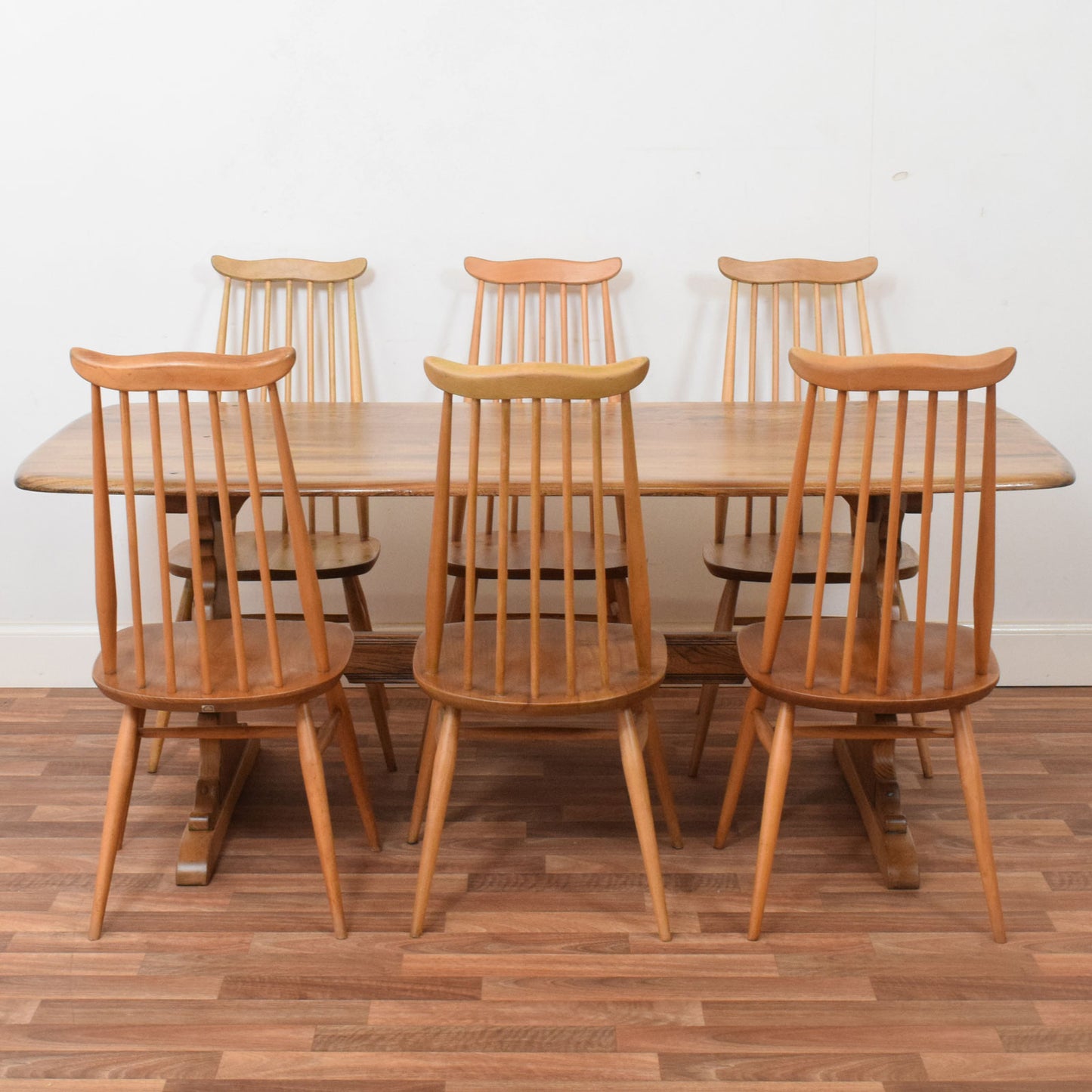Ercol Table and Six Chairs