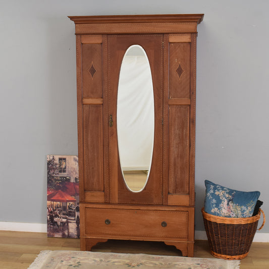Restored Mahogany Hall Wardrobe