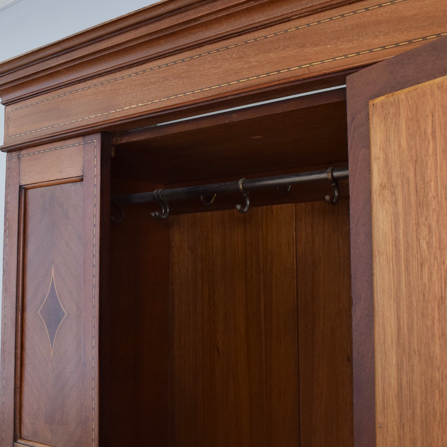 Restored Mahogany Hall Wardrobe