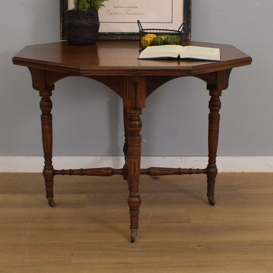 Octagonal Mahogany Table
