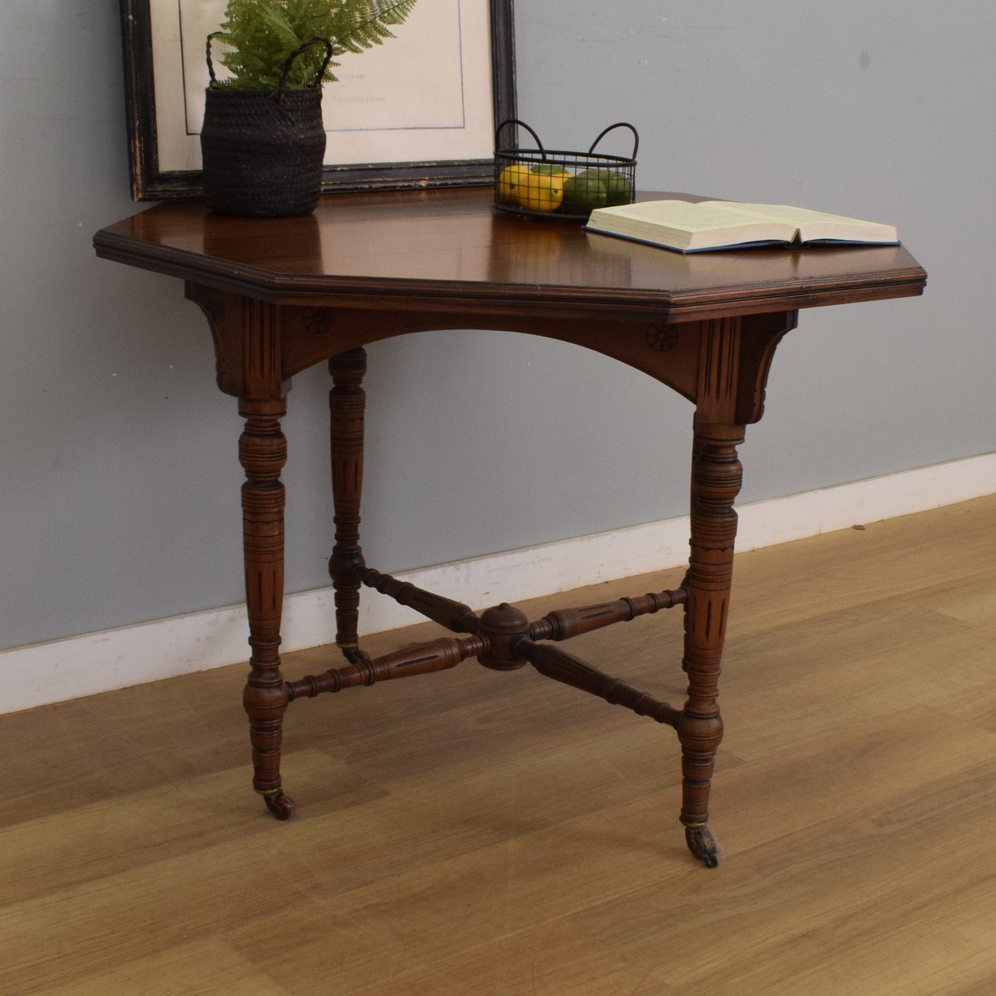 Octagonal Mahogany Table